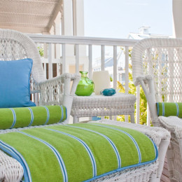 coastal haven design | coastalhavendesign.com | porch with wicker furniture